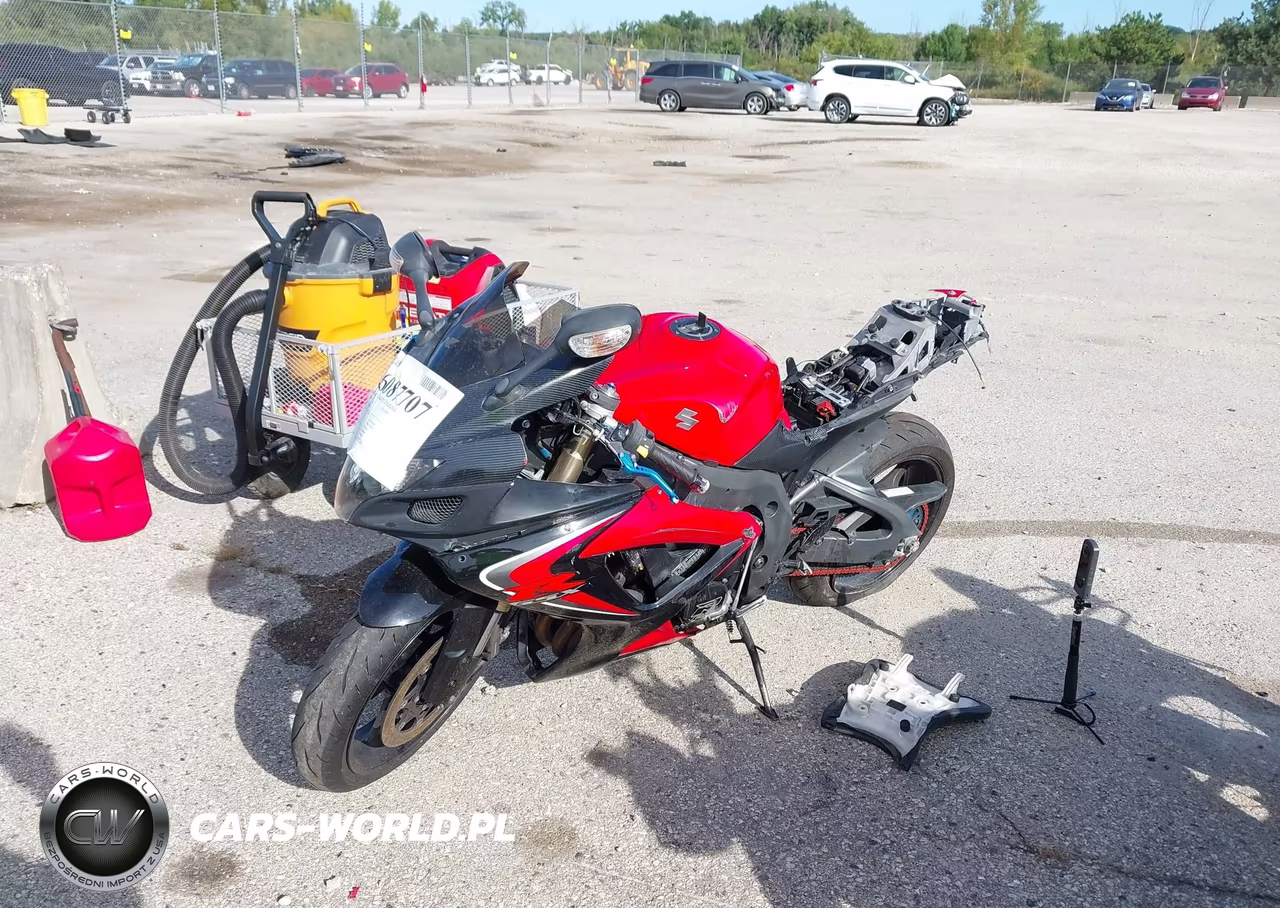 2007 Suzuki Gsx-R600 VIN:JS1GN7DA872100951 - 2
