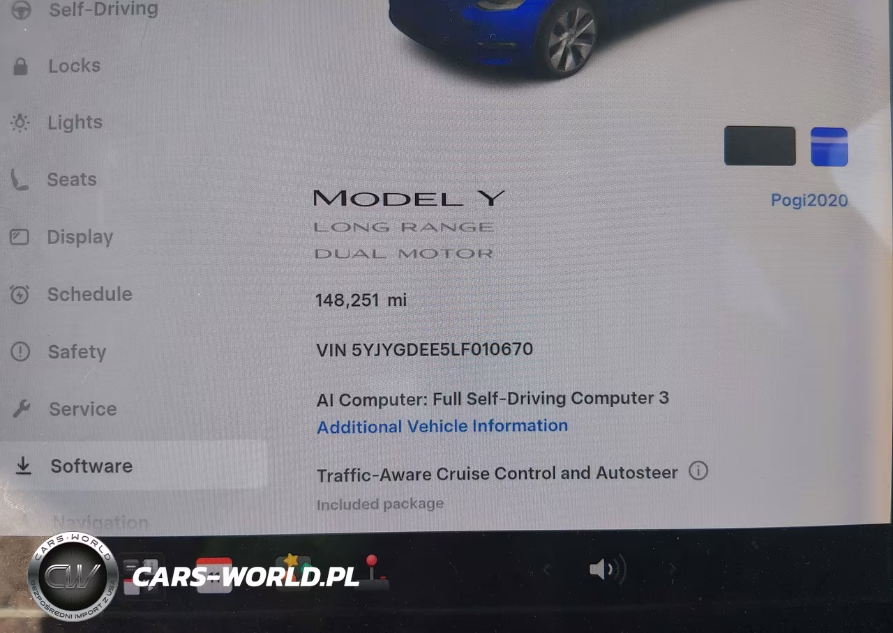 2020 Tesla Model Y Long Range Dual Motor All-Wheel Drive VIN:5YJYGDEE5LF010670 - 7