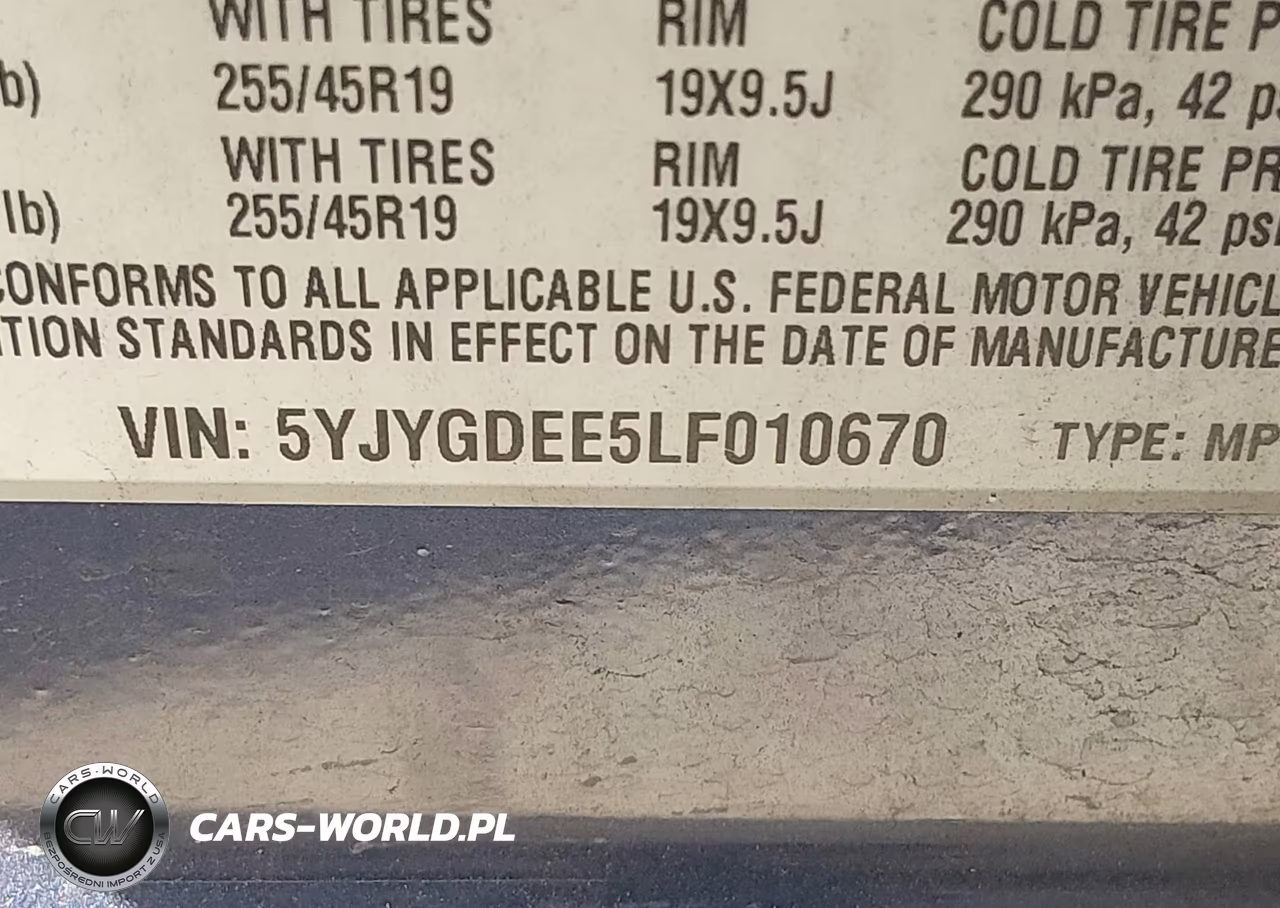 2020 Tesla Model Y Long Range Dual Motor All-Wheel Drive VIN:5YJYGDEE5LF010670 - 9