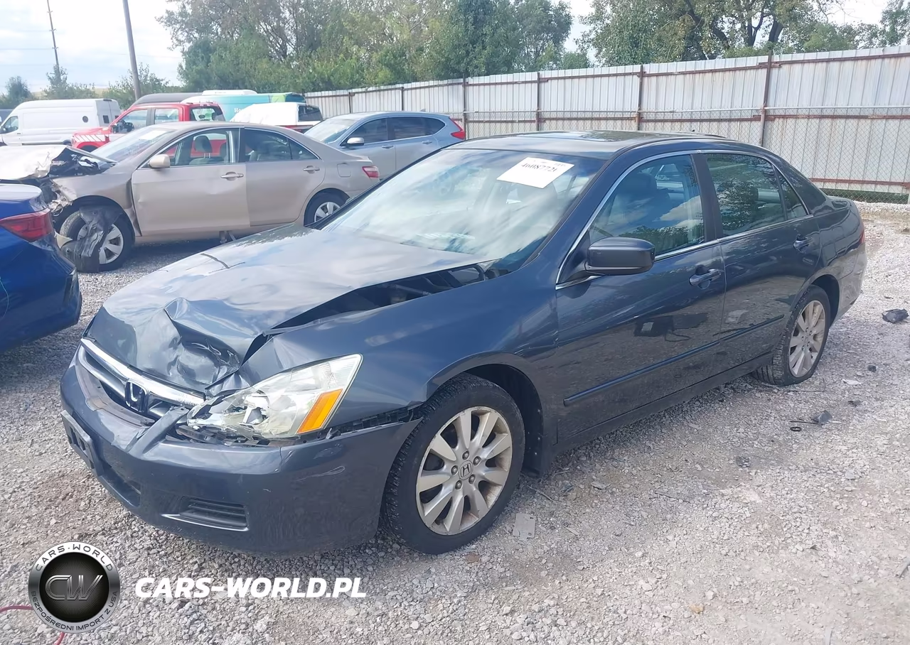 2007 Honda Accord 3.0 Ex VIN:1HGCM66587A002625 - 2