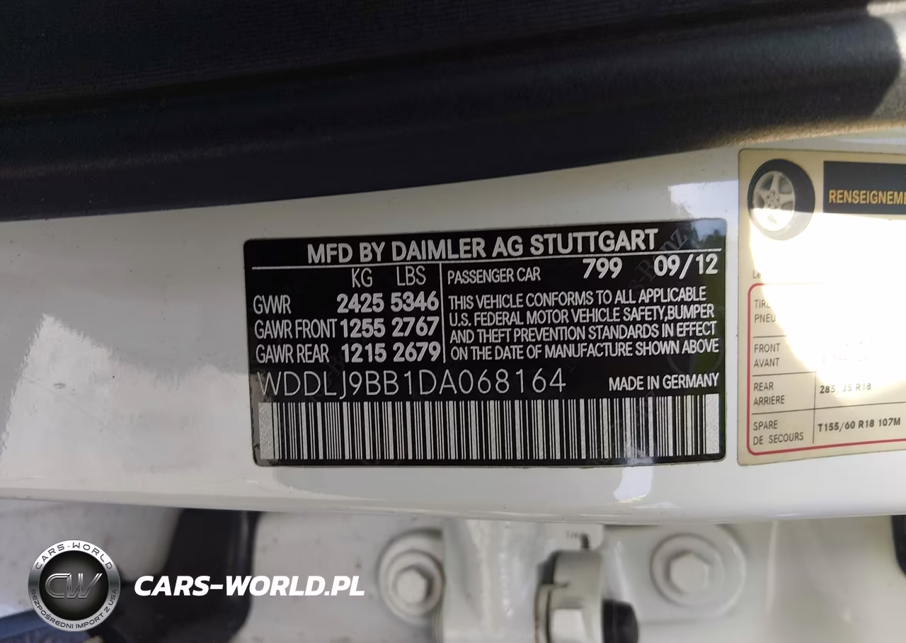 2013 Mercedes-Benz Cls 550 4Matic VIN:WDDLJ9BB1DA068164 - 9