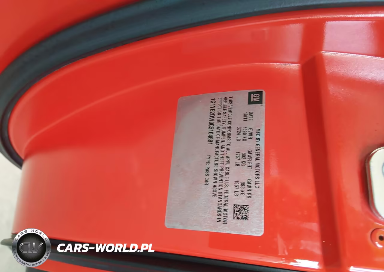 2012 Chevrolet Corvette VIN:1G1YE2DW0C5104681 - 9