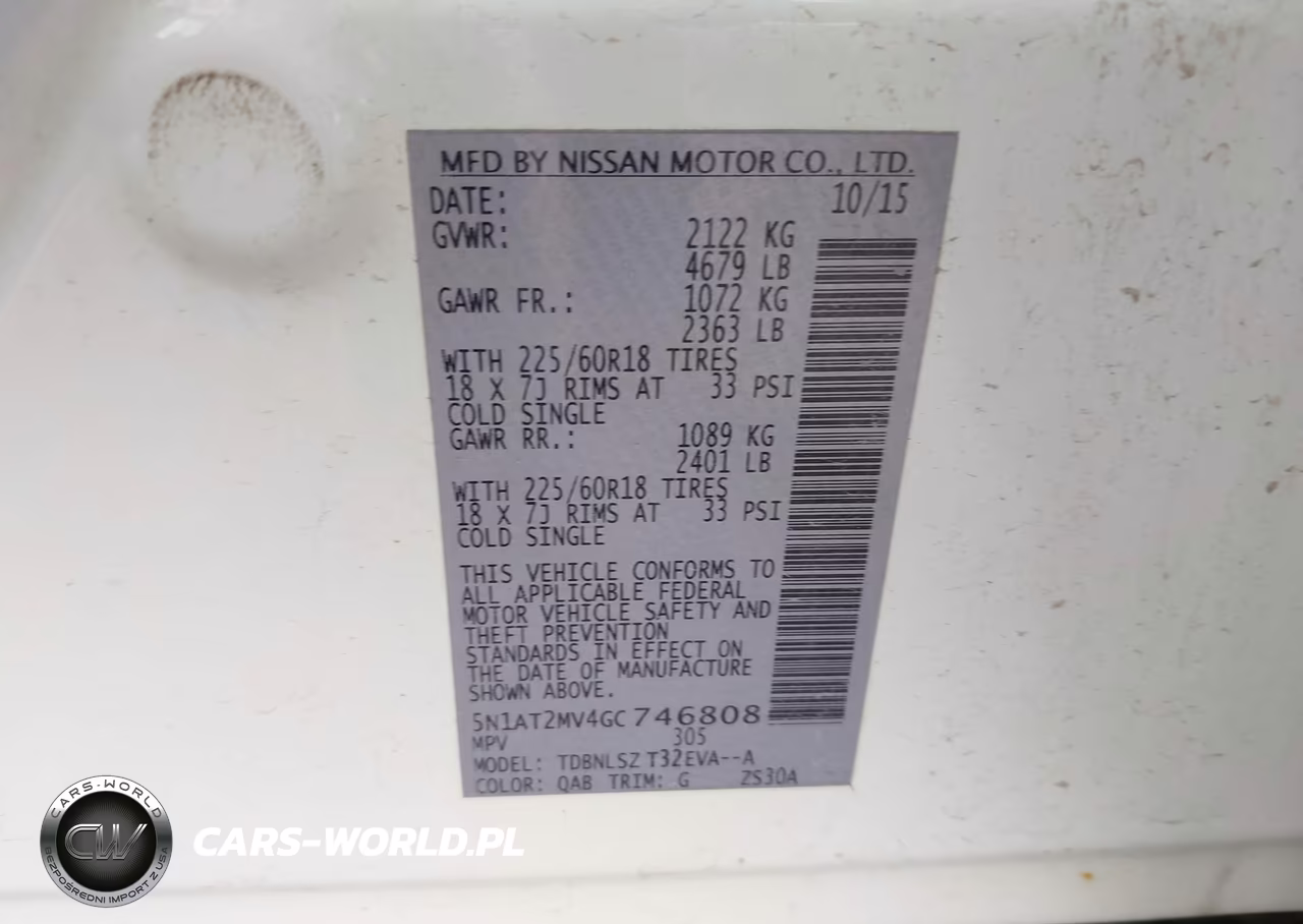 2016 Nissan Rogue Sl VIN:5N1AT2MV4GC746808 - 9