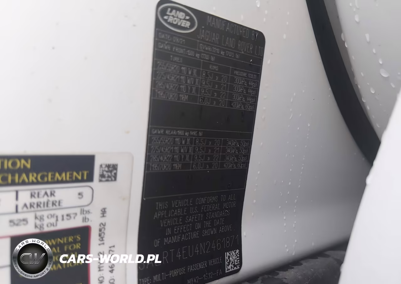 2022 Land Rover Discovery P360 S R-Dynamic VIN:SALRT4EU4N2461871 - 9