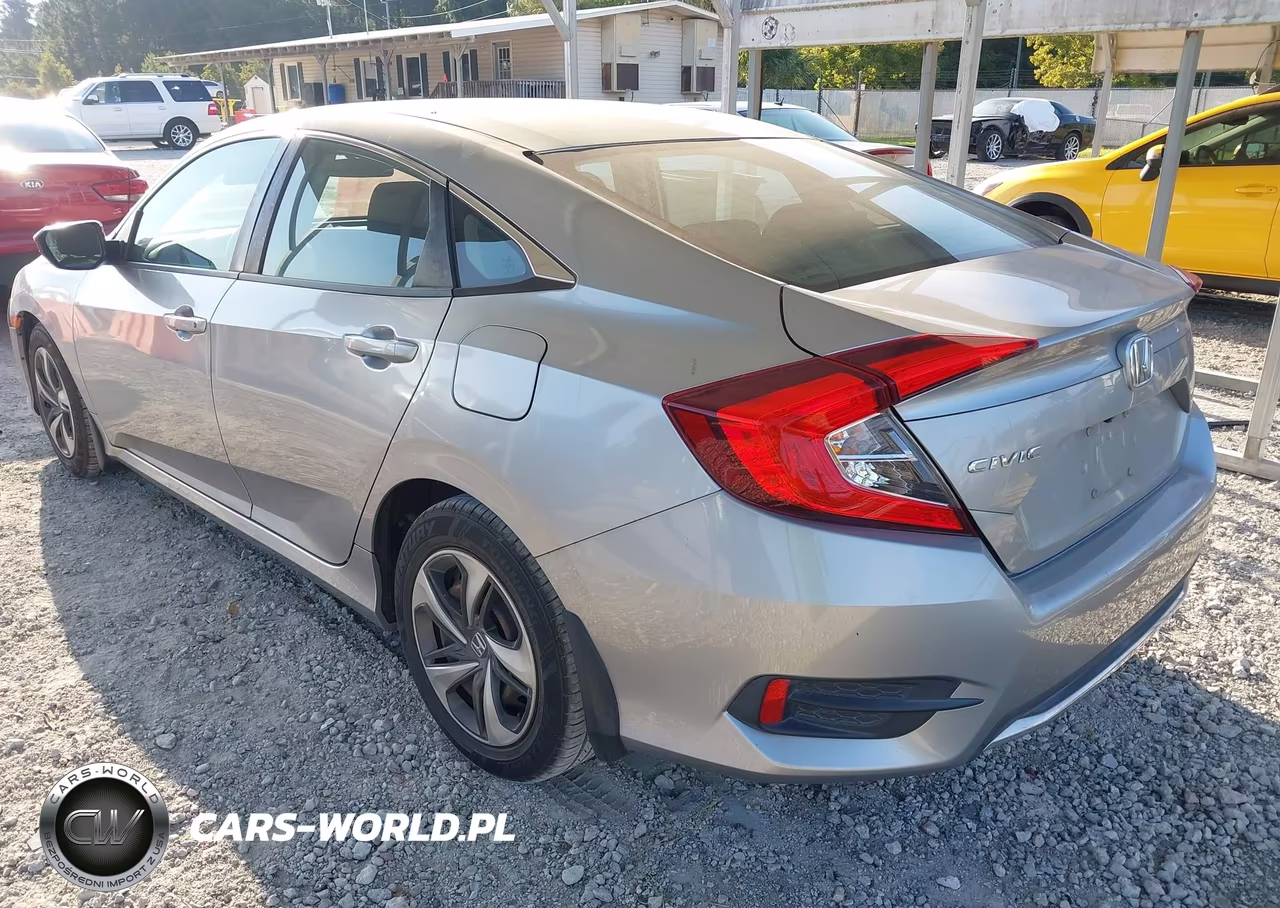 2021 Honda Civic Lx VIN:2HGFC2F69MH500167 - 3