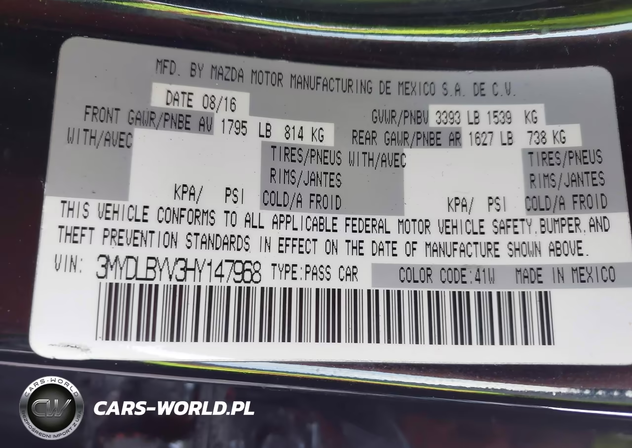 2017 Toyota Yaris Ia VIN:3MYDLBYV3HY147968 - 9