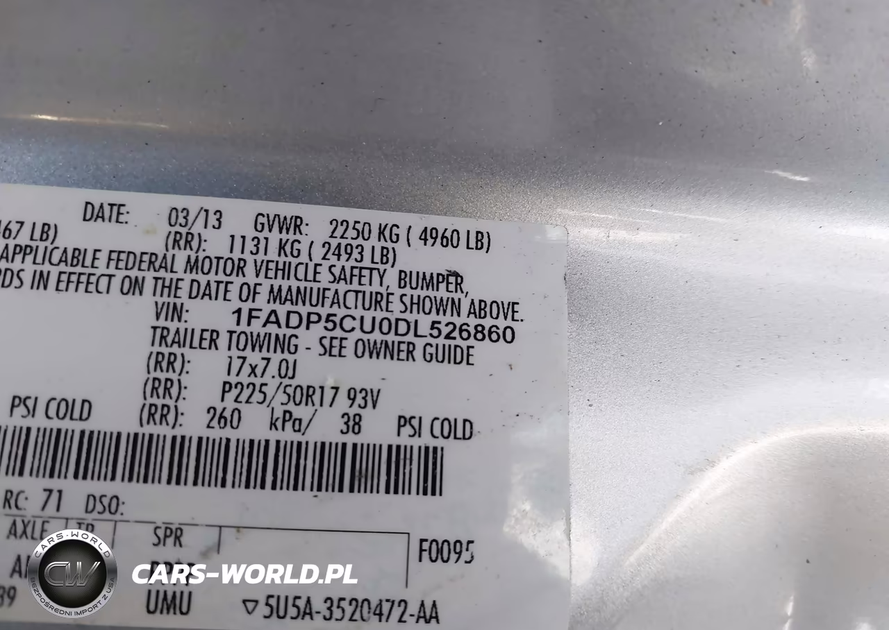 2013 Ford C-Max Energi Sel VIN:1FADP5CU0DL526860 - 9