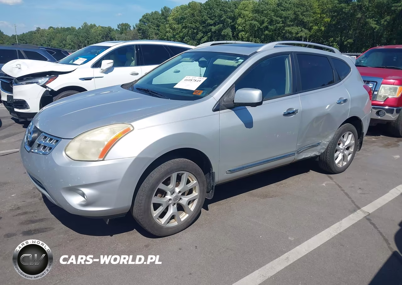2012 Nissan Rogue Sv W-Sl Pkg VIN:JN8AS5MV2CW406420 - 2