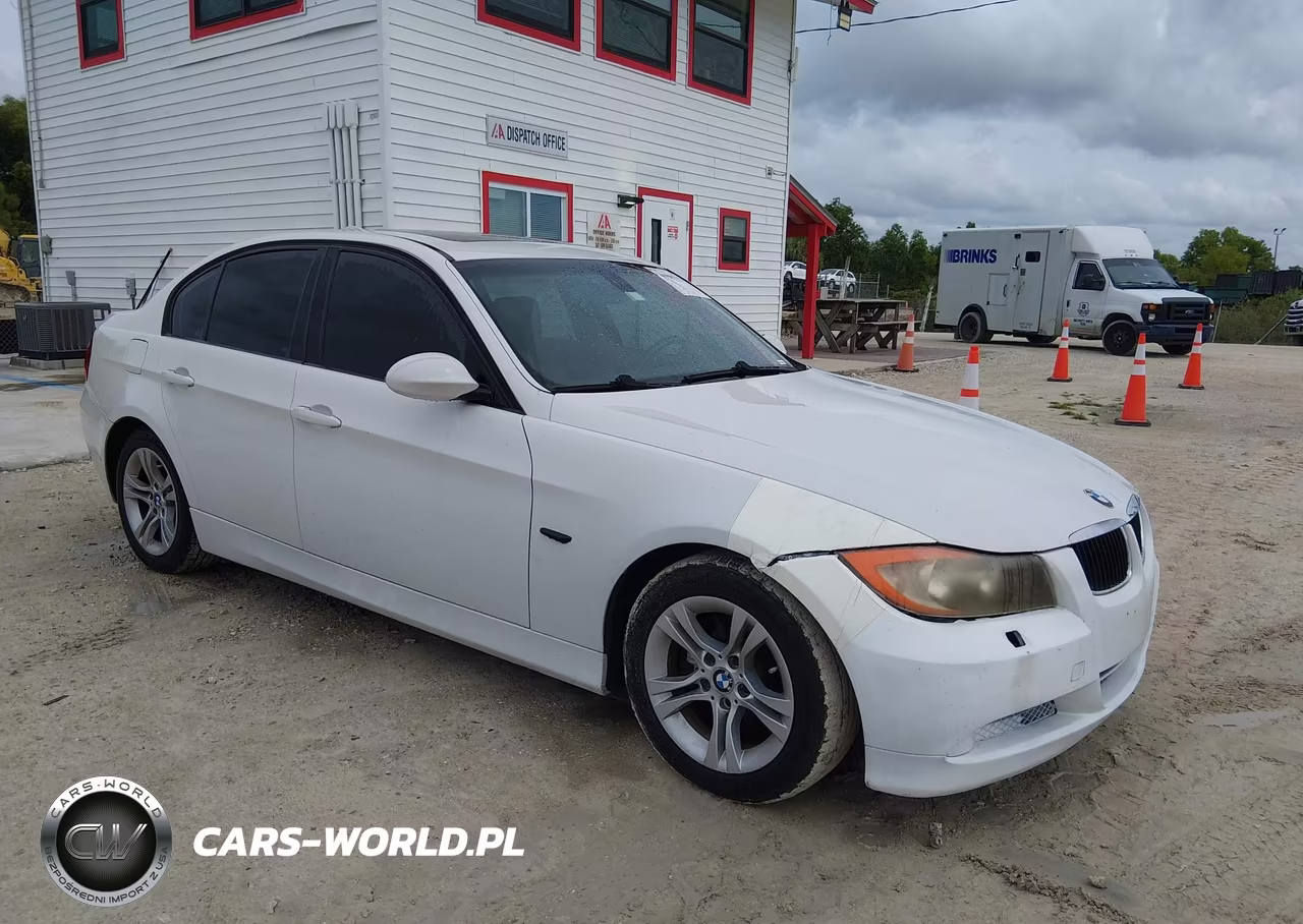 2008 BMW 328I VIN:WBAVA37548NL52029 - 1