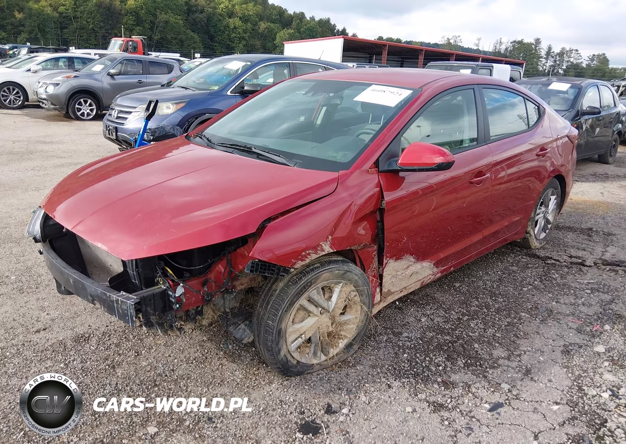 2019 Hyundai Elantra Sel VIN:KMHD84LF6KU817451 - 2