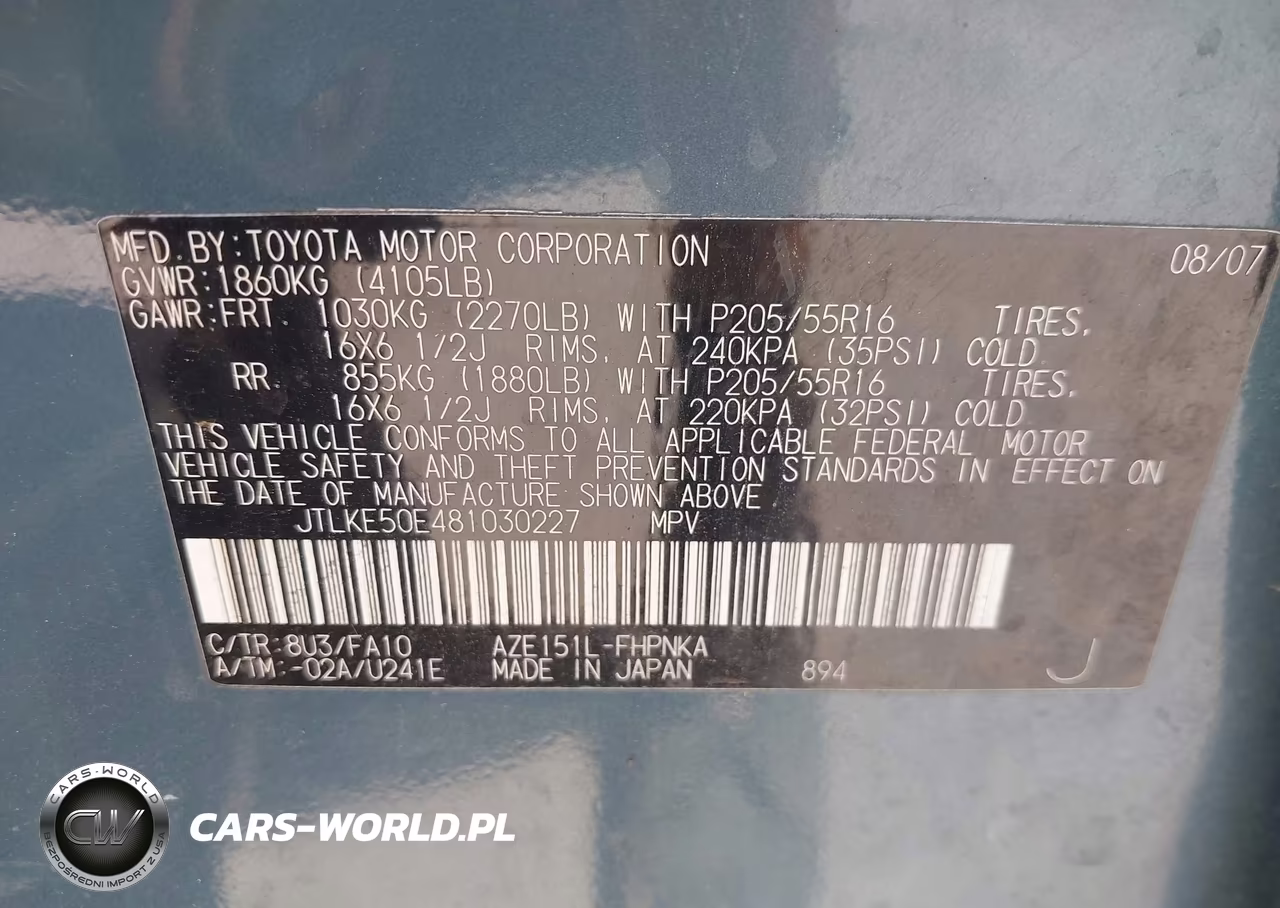 2008 Scion Xb VIN:JTLKE50E481030227 - 9