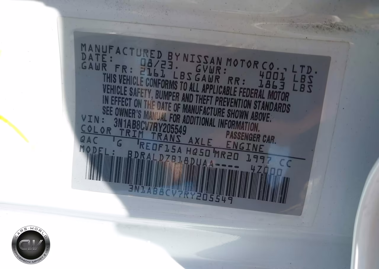 2024 Nissan Sentra Sv Xtronic Cvt VIN:3N1AB8CV7RY205549 - 9