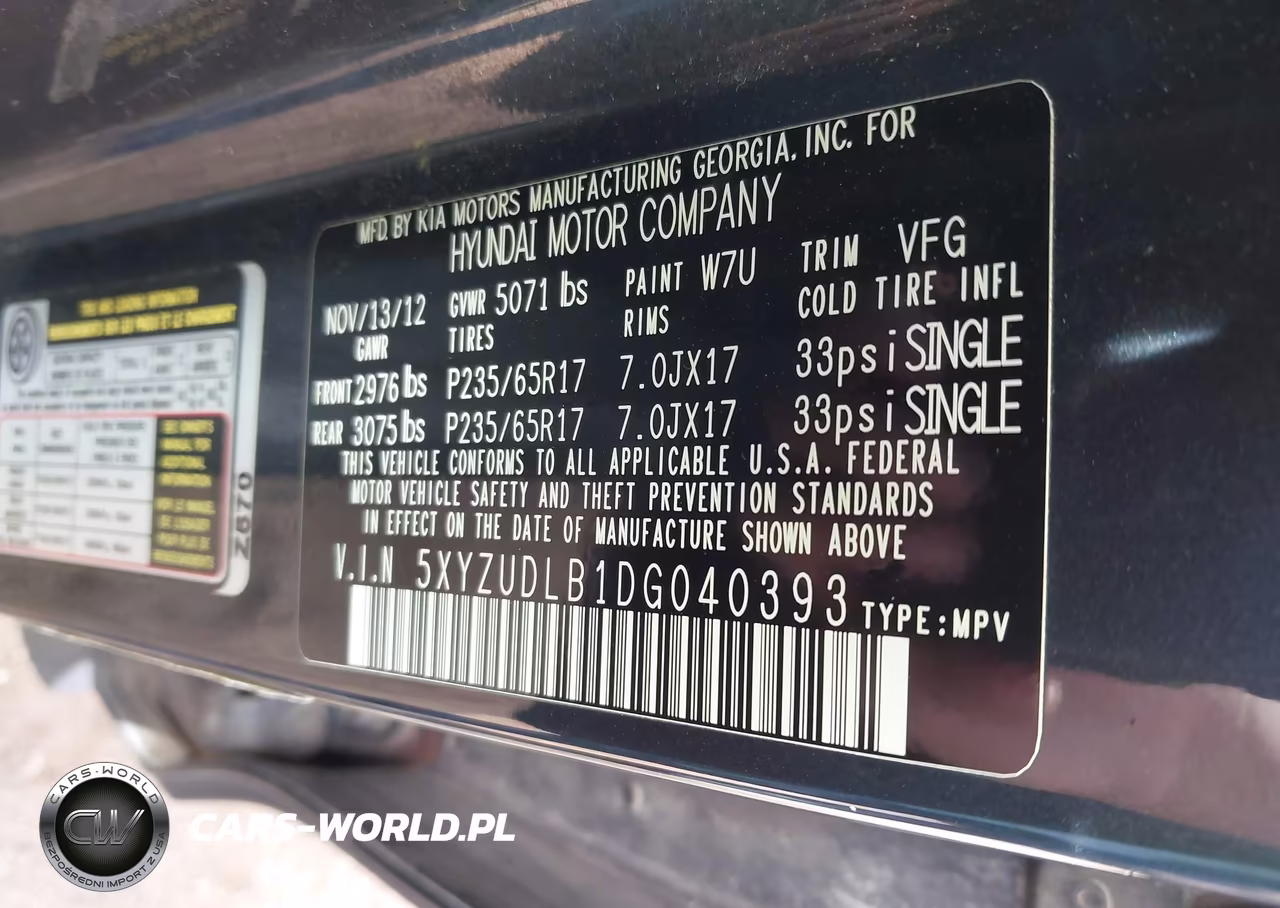 2013 Hyundai Santa Fe Sport VIN:5XYZUDLB1DG040393 - 9