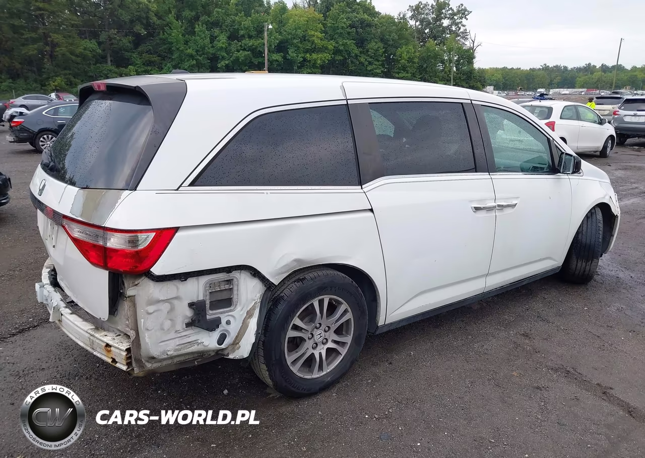 2012 Honda Odyssey Ex-L VIN:5FNRL5H69CB112015 - 4