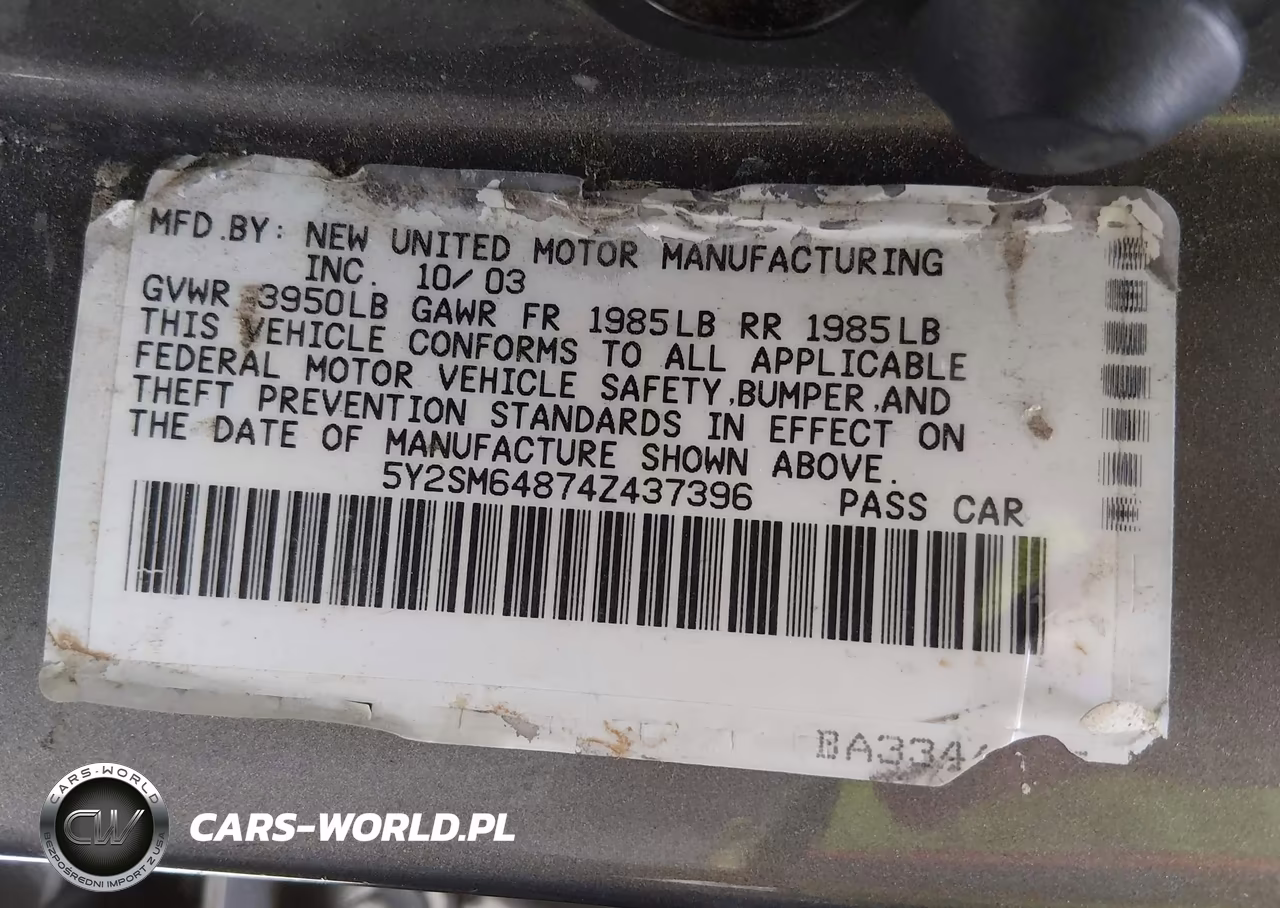 2004 Pontiac Vibe VIN:5Y2SM64874Z437396 - 9