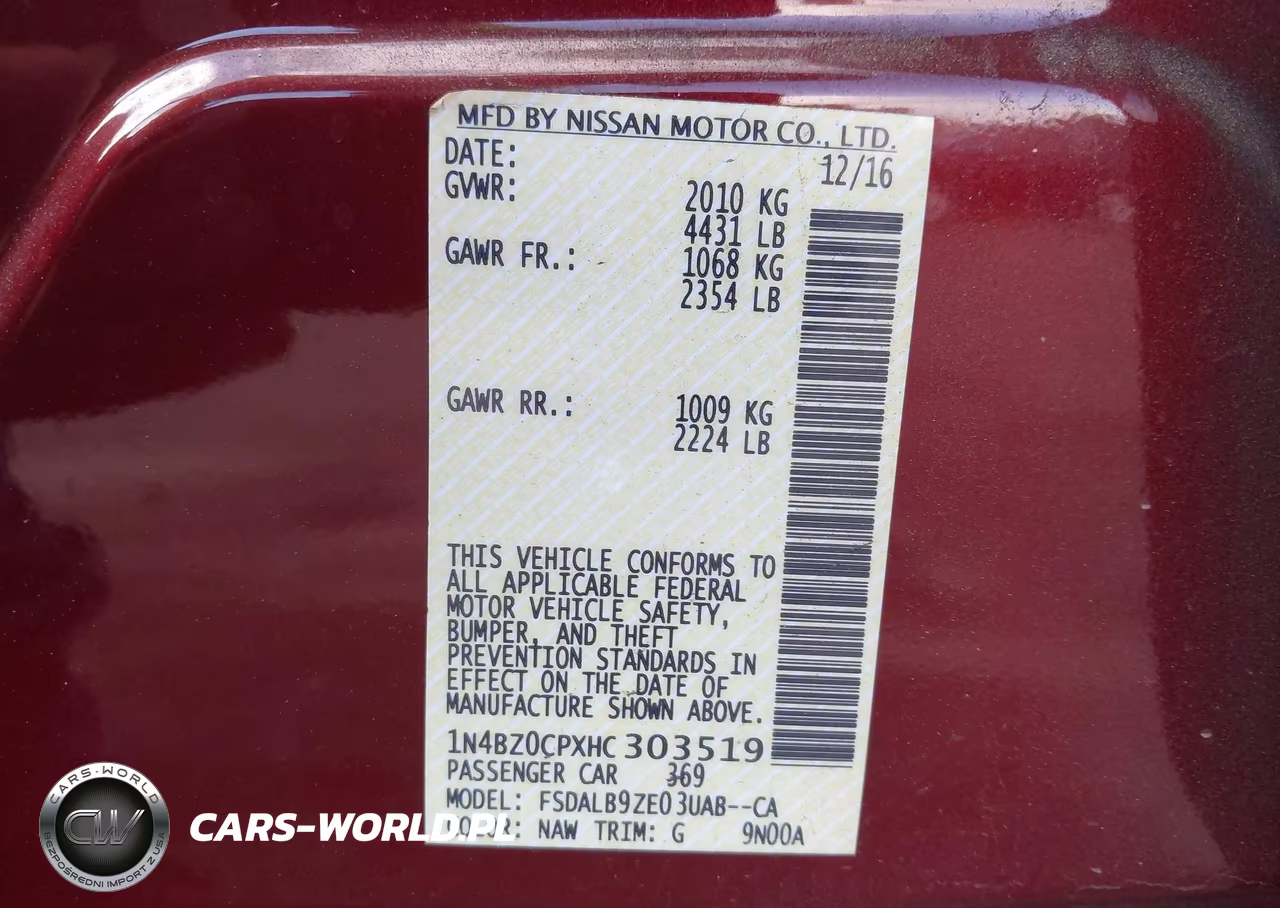 2017 Nissan Leaf S VIN:1N4BZ0CPXHC303519 - 9