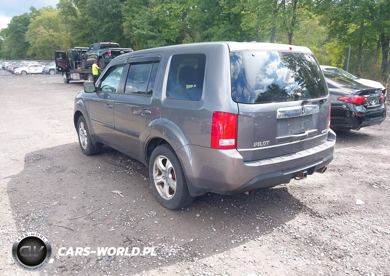 2014 Honda Pilot Ex-L VIN:5FNYF4H53EB012922 - 3