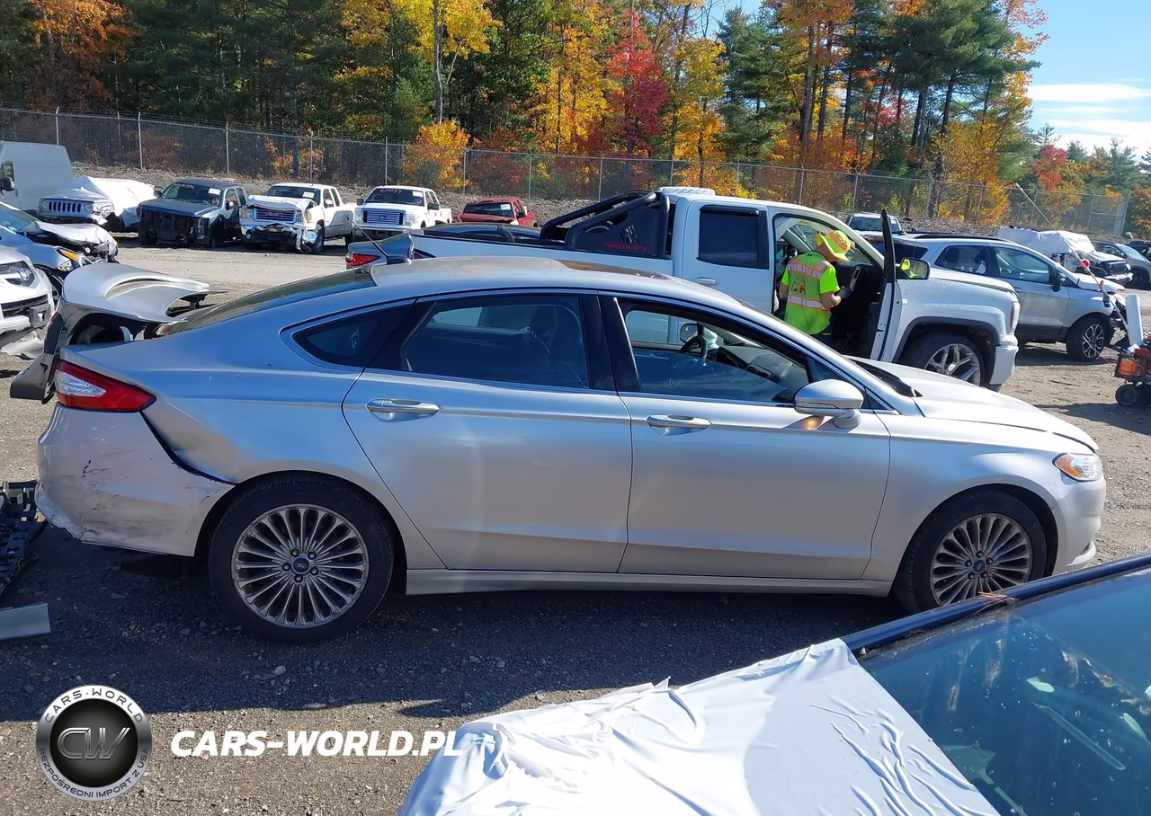 2016 Ford Fusion Titanium VIN:3FA6P0K91GR369855 - 14