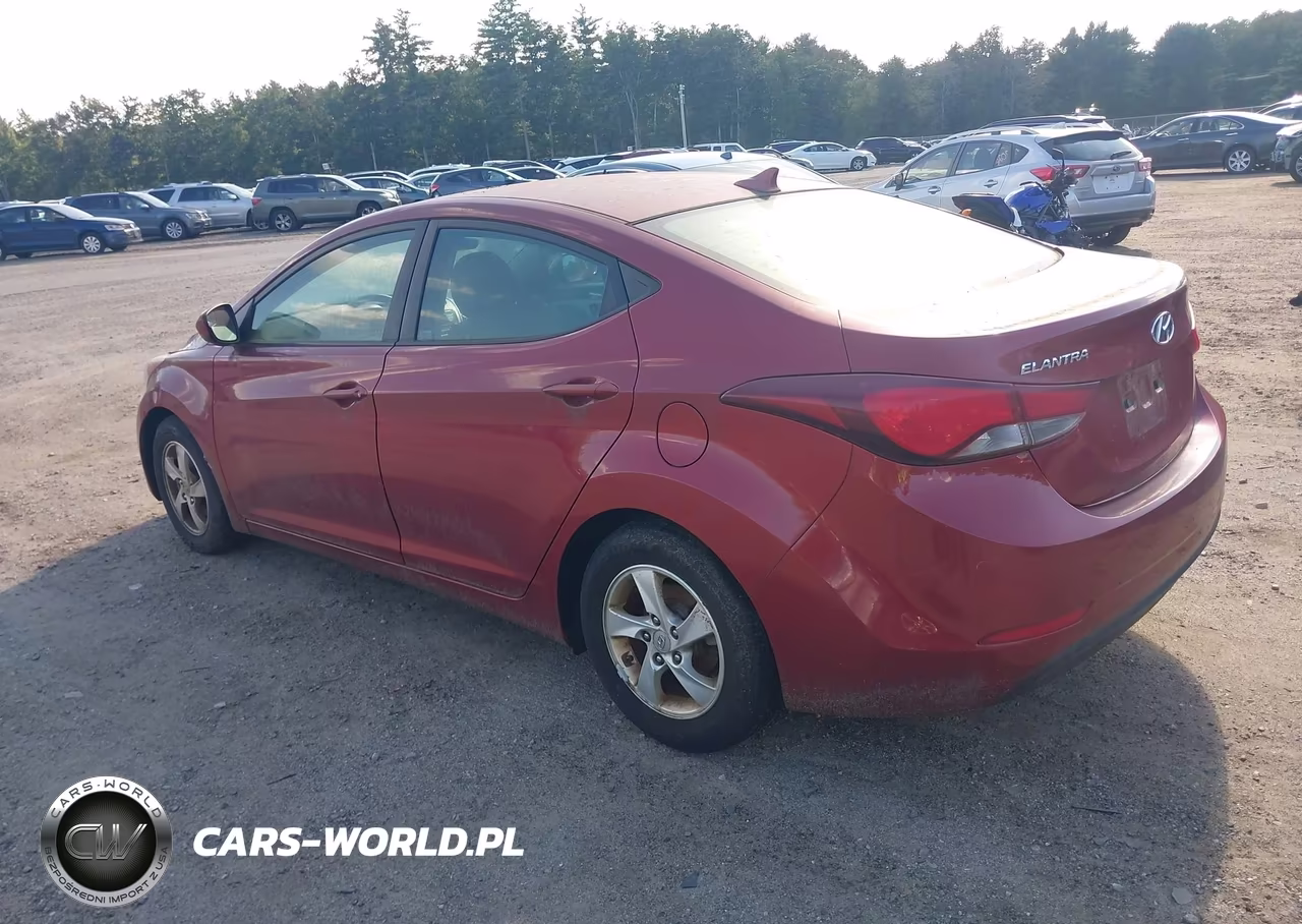 2014 Hyundai Elantra Se VIN:5NPDH4AE2EH535952 - 3