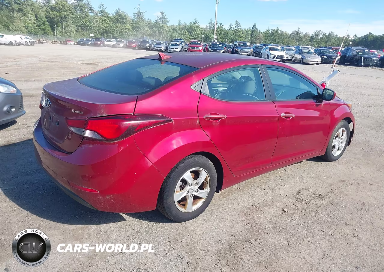 2014 Hyundai Elantra Se VIN:5NPDH4AE2EH535952 - 4