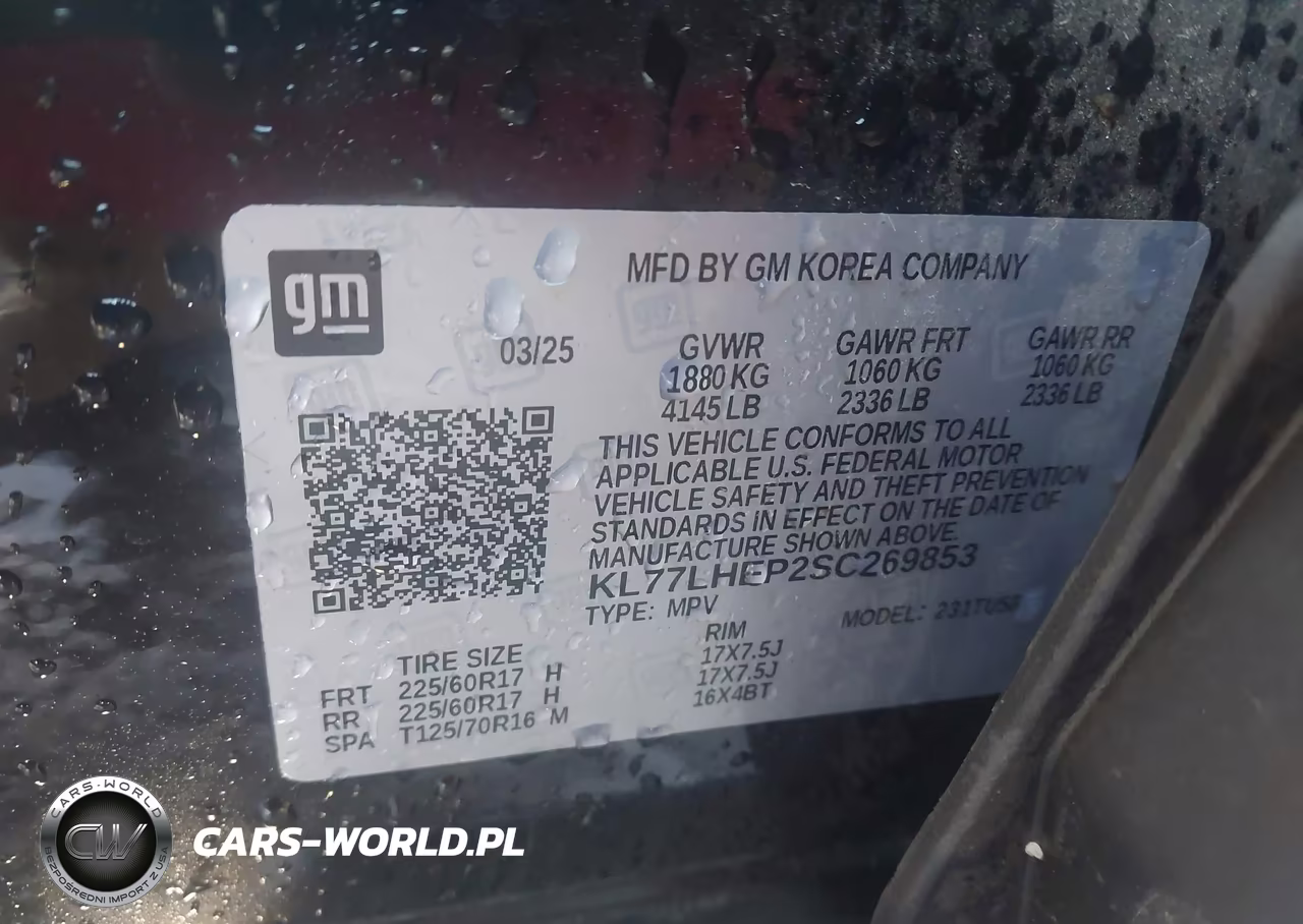 2025 Chevrolet Trax Fwd Lt VIN:KL77LHEP2SC269853 - 9