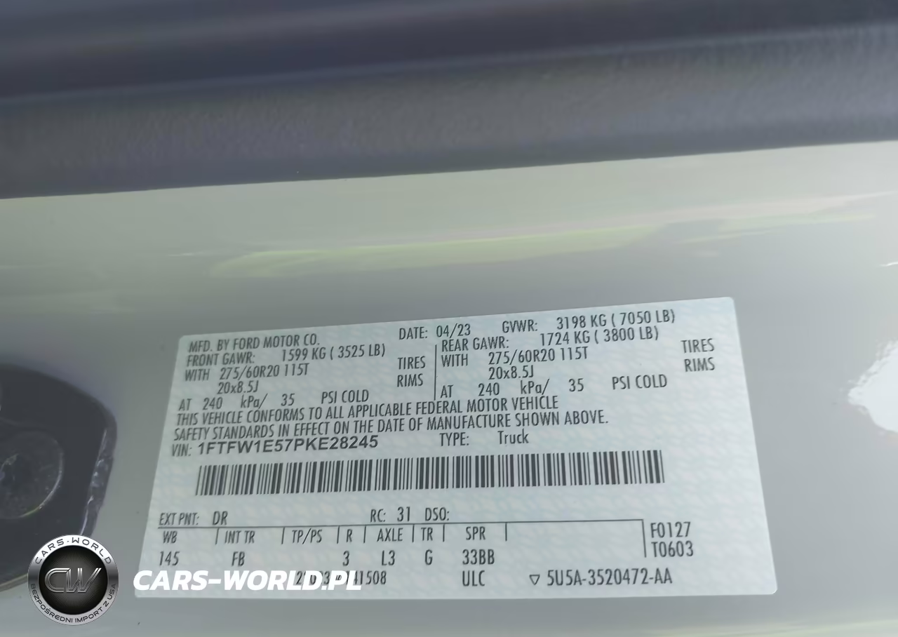 2023 Ford F-150 Xlt VIN:1FTFW1E57PKE28245 - 9