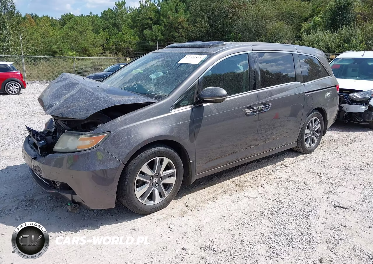 2014 Honda Odyssey Touring-Touring Elite VIN:5FNRL5H91EB019826 - 2