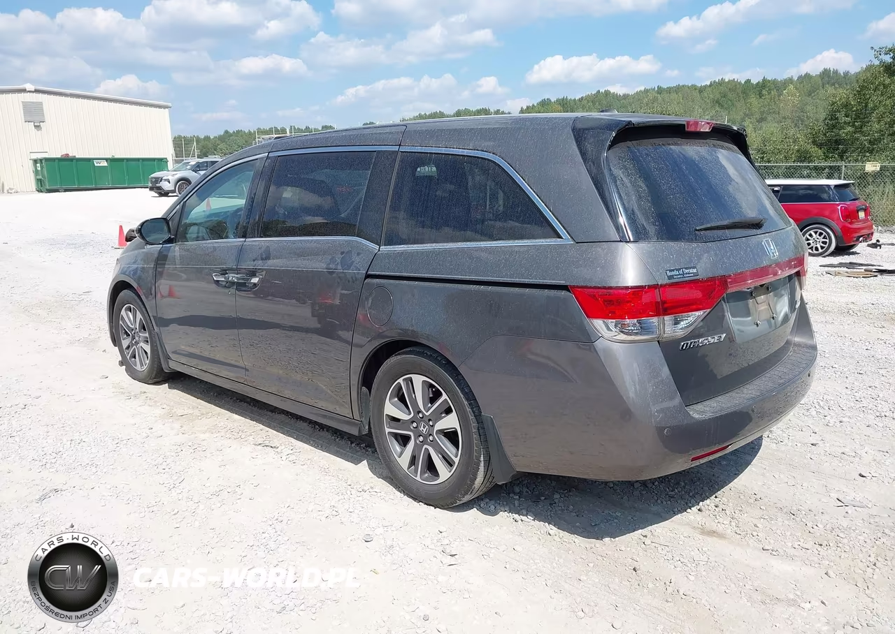 2014 Honda Odyssey Touring-Touring Elite VIN:5FNRL5H91EB019826 - 3