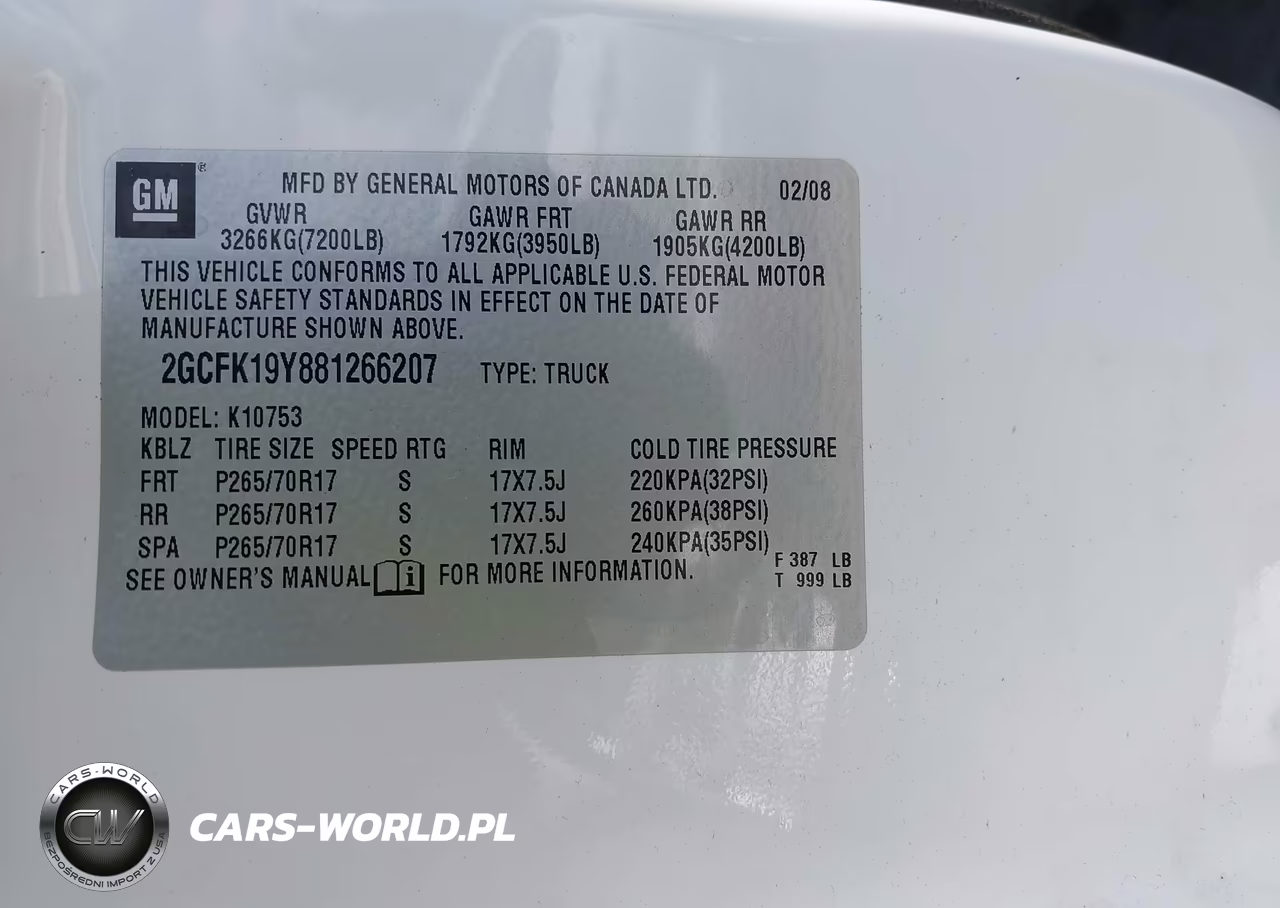 2008 Chevrolet Silverado 1500 Ltz VIN:2GCFK19Y881266207 - 9