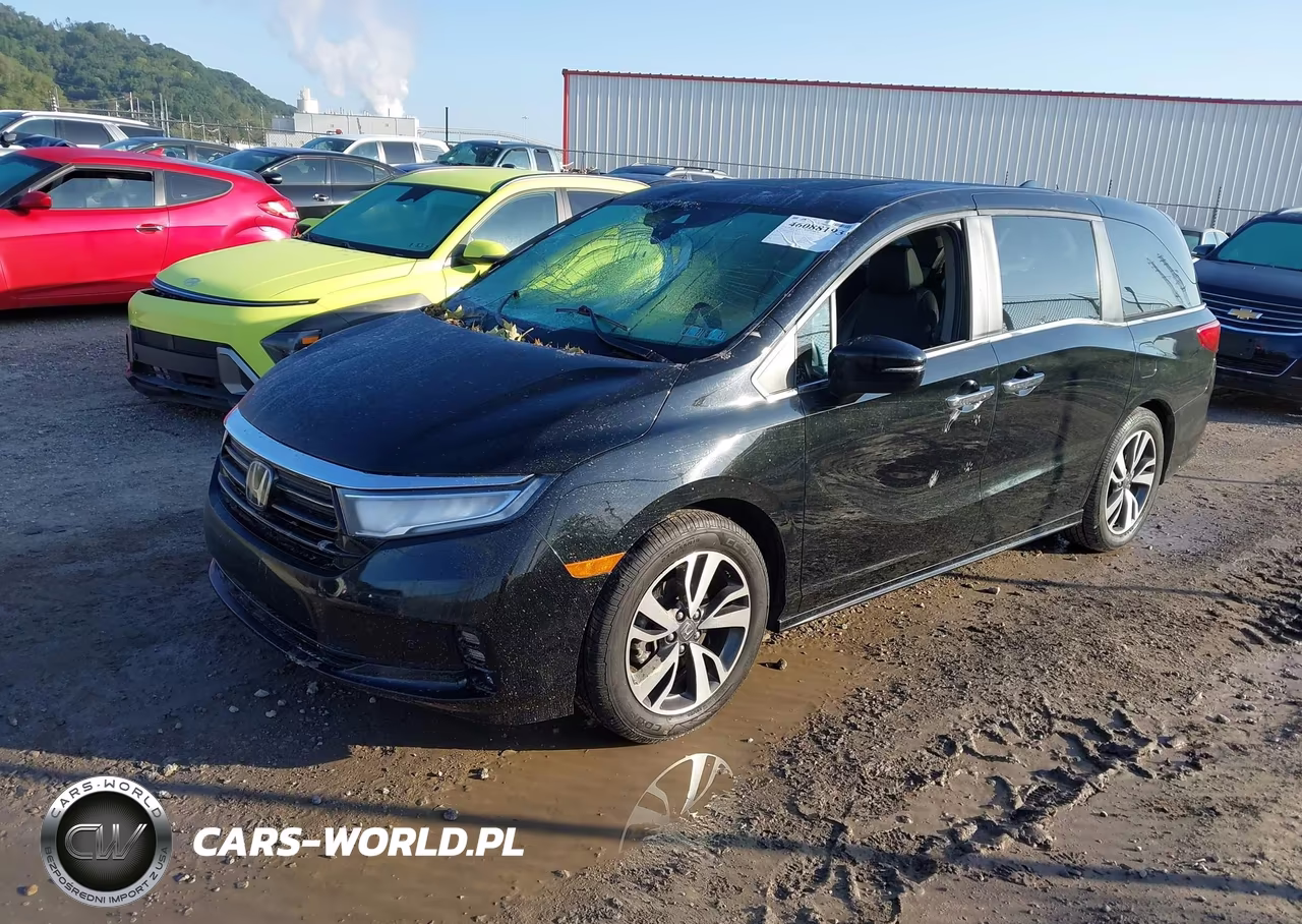 2022 Honda Odyssey Touring VIN:5FNRL6H85NB054852 - 2