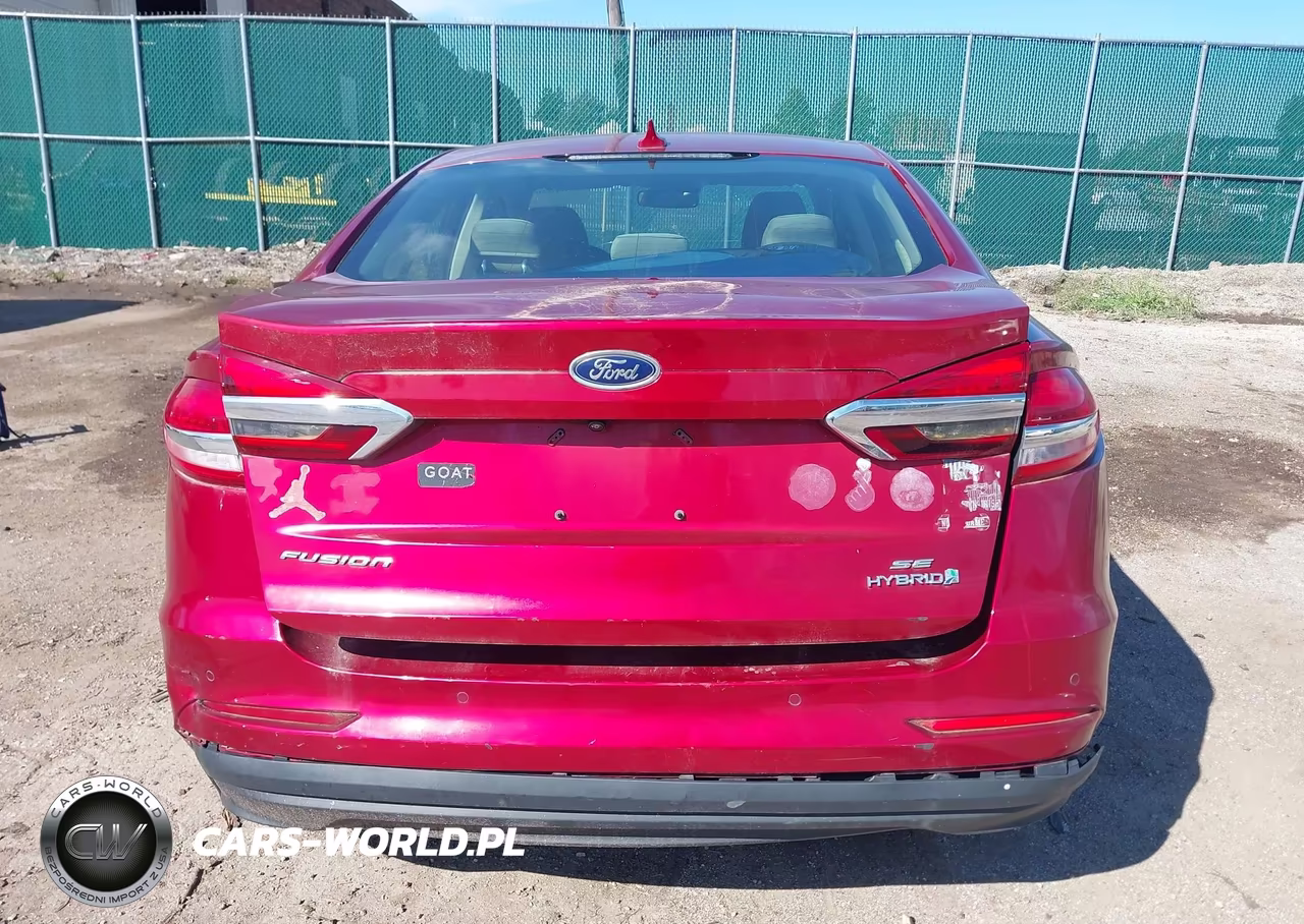 2019 Ford Fusion Hybrid Se VIN:3FA6P0LU8KR205935 - 16