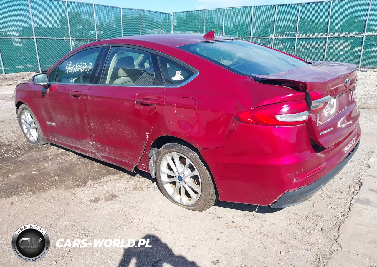2019 Ford Fusion Hybrid Se VIN:3FA6P0LU8KR205935 - 3