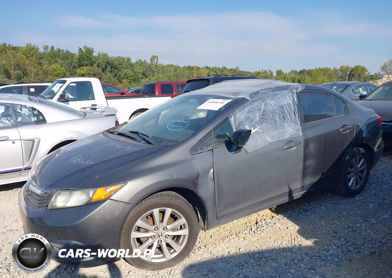 2012 Honda Civic Ex-L VIN:2HGFB2F92CH331413 - 2
