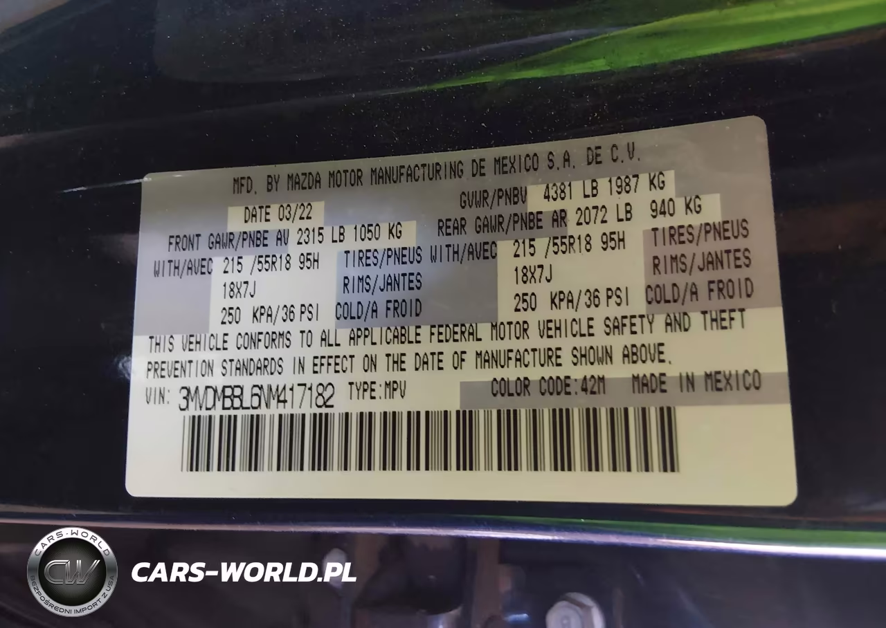 2022 Mazda Cx-30 Select VIN:3MVDMBBL6NM417182 - 9
