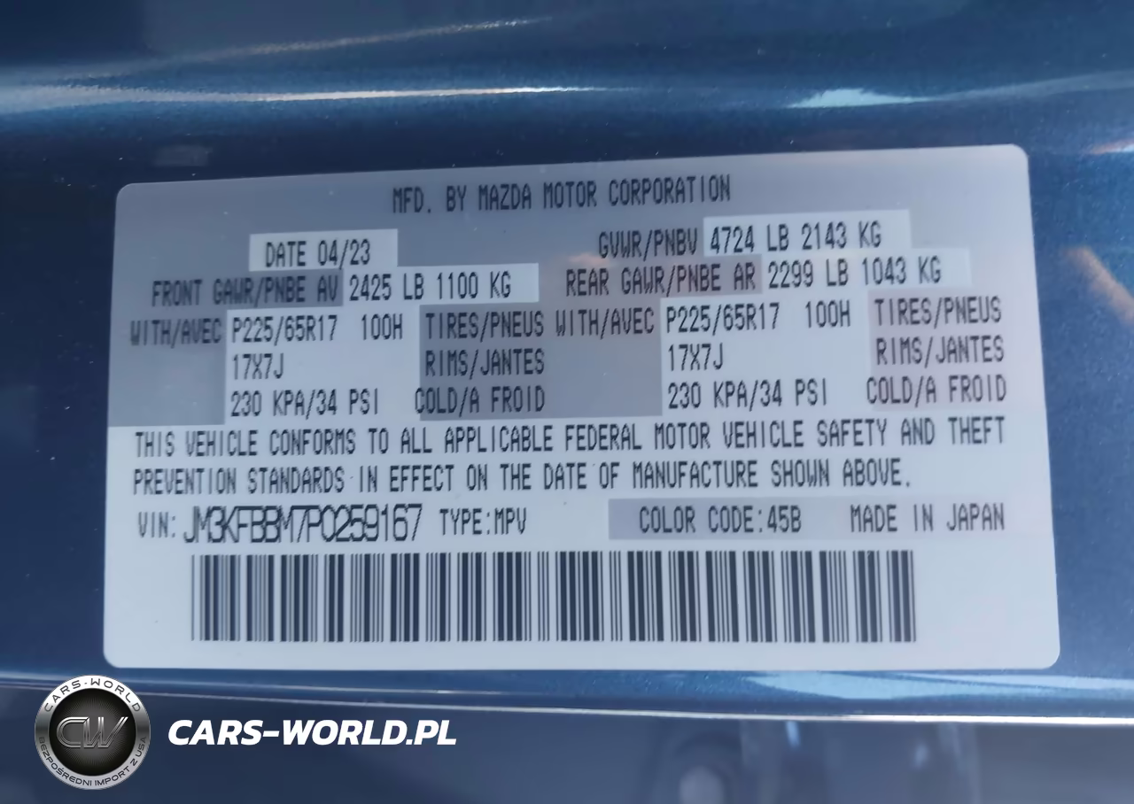2023 Mazda Cx-5 2.5 S Select VIN:JM3KFBBM7P0259167 - 9