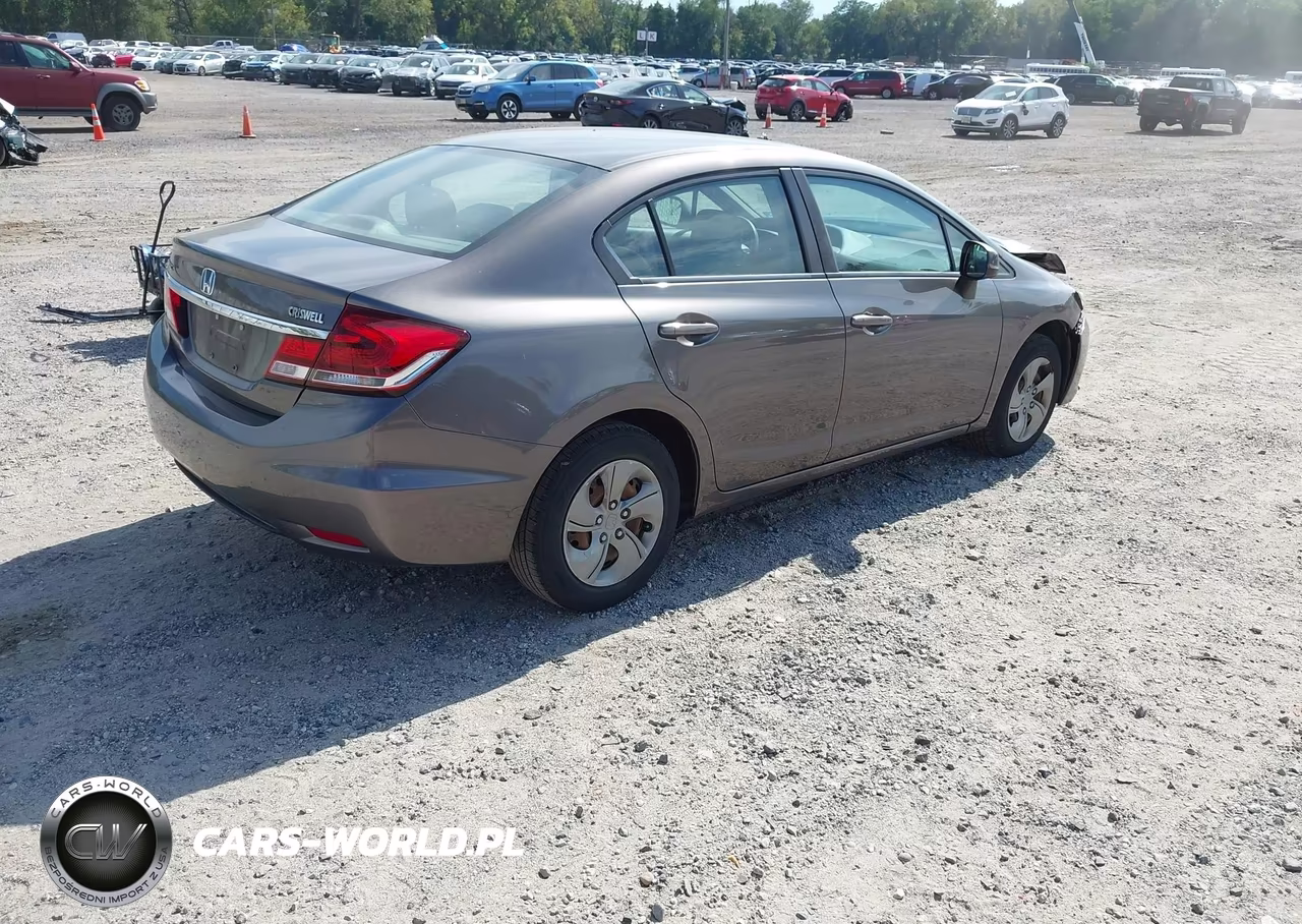 2013 Honda Civic Lx VIN:19XFB2F5XDE201467 - 4