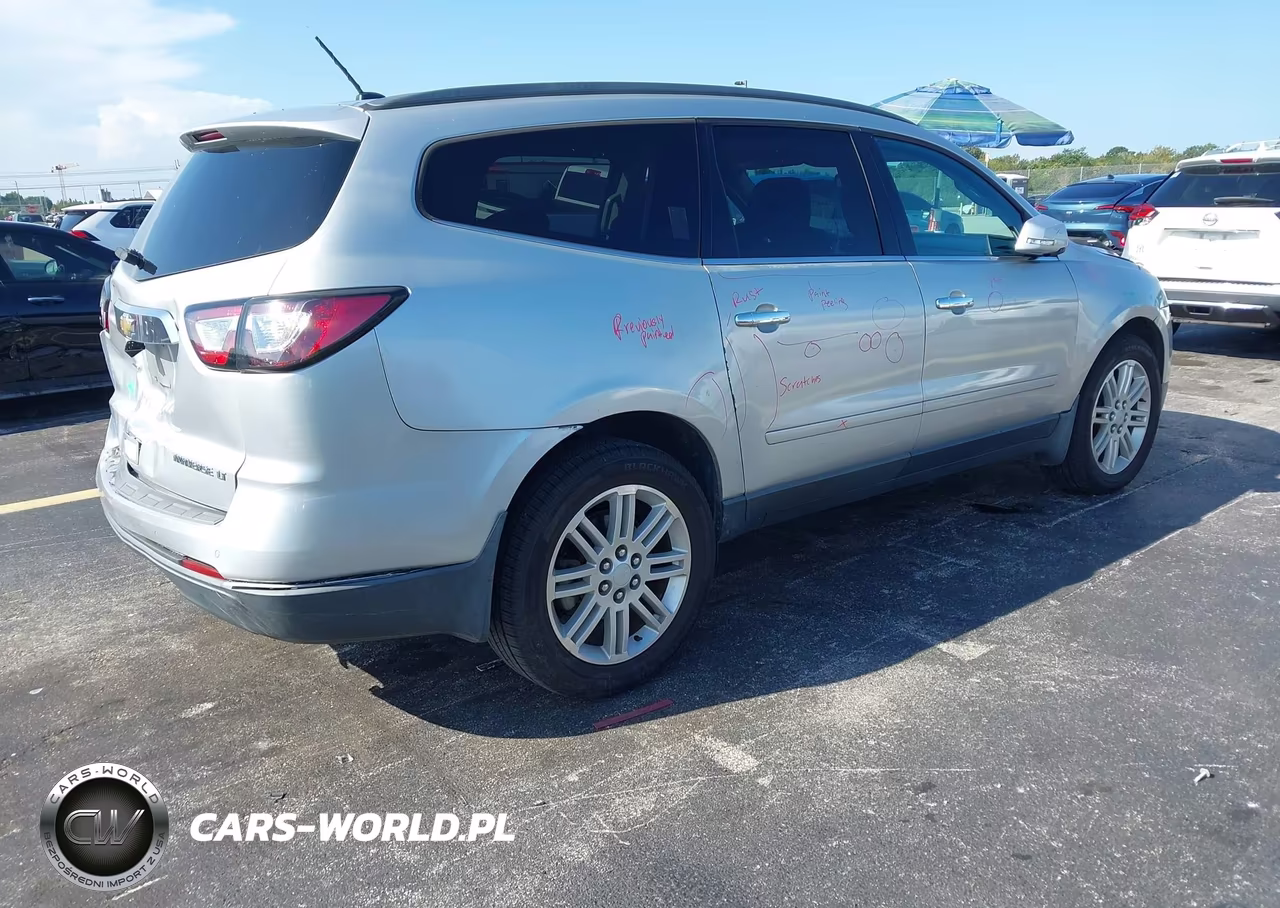2015 Chevrolet Traverse Lt VIN:1GNKRGKD1FJ287348 - 4