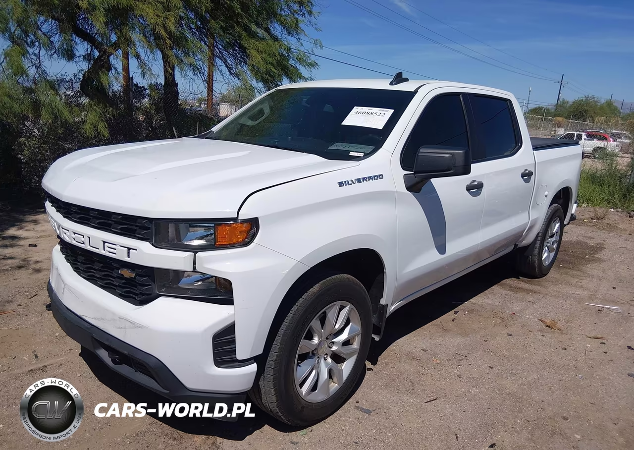 2021 Chevrolet Silverado 1500 2Wd Short Bed Custom VIN:1GCPWBEK3MZ274023 - 2