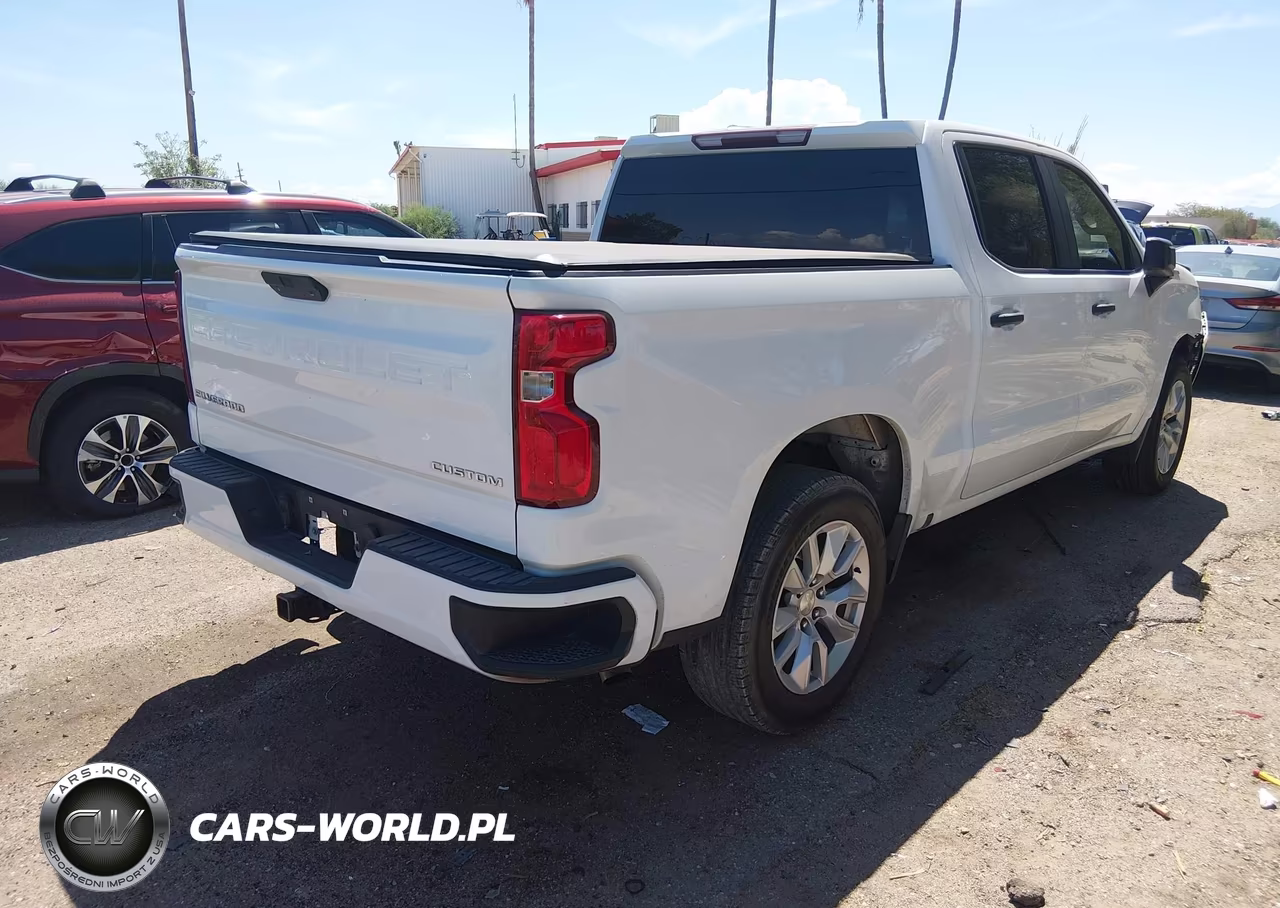 2021 Chevrolet Silverado 1500 2Wd Short Bed Custom VIN:1GCPWBEK3MZ274023 - 4