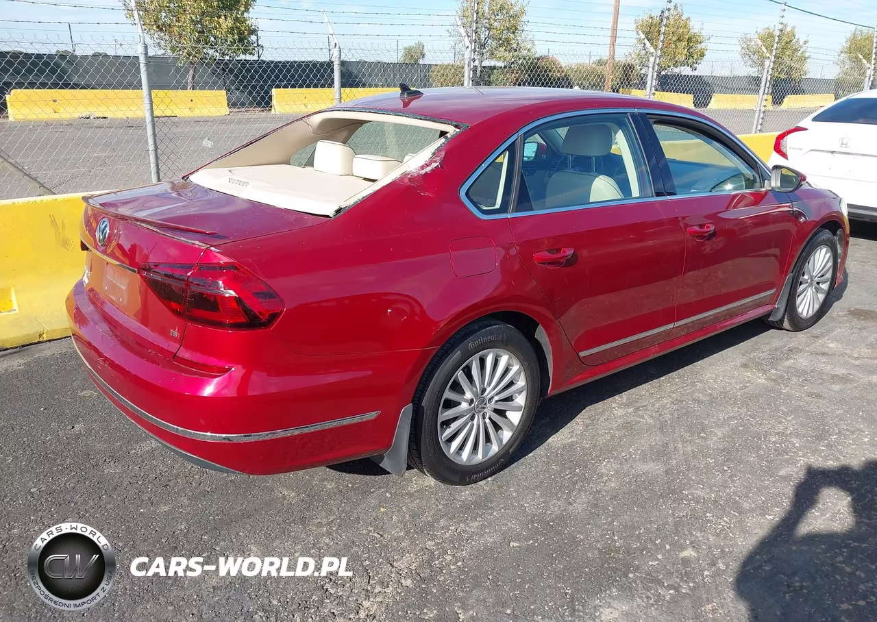 2017 Volkswagen Passat 1.8T Se VIN:1VWBT7A38HC024068 - 4