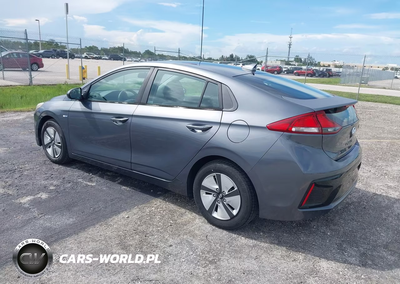 2019 Hyundai Ioniq Hybrid Blue VIN:KMHC65LC1KU156893 - 3