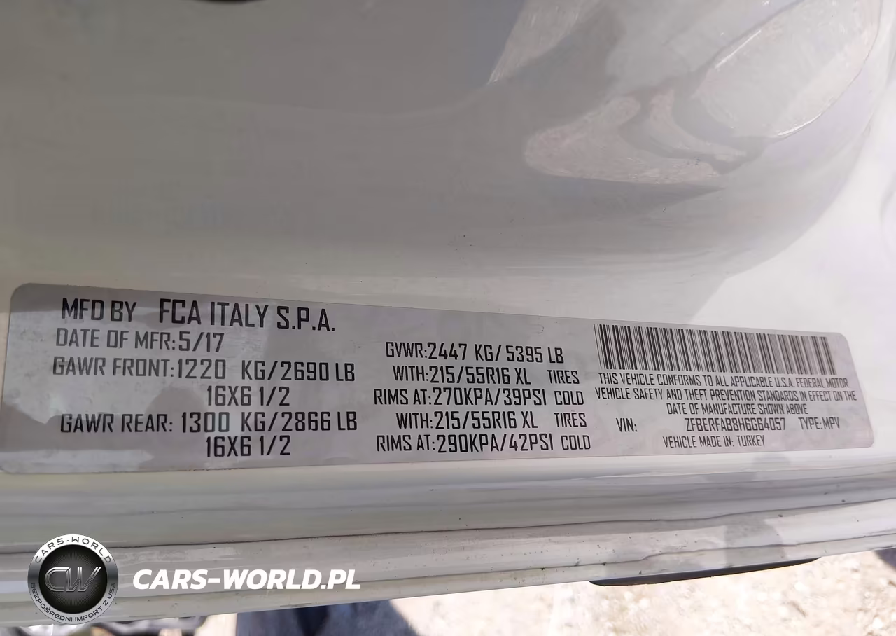 2017 Ram Promaster City Tradesman VIN:ZFBERFAB8H6G64057 - 9