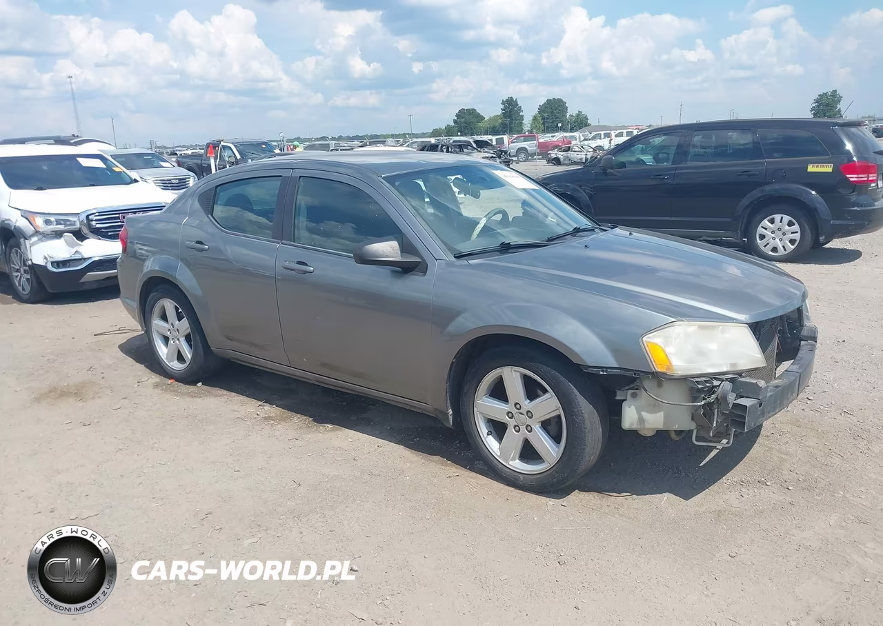 2013 Dodge Avenger Se VIN:1C3CDZAB8DN681687 - 1