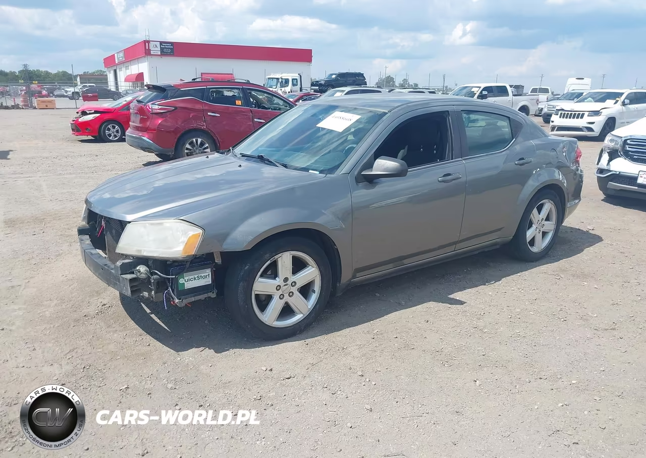 2013 Dodge Avenger Se VIN:1C3CDZAB8DN681687 - 2