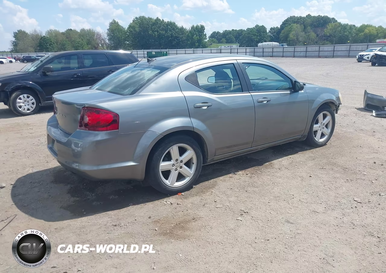 2013 Dodge Avenger Se VIN:1C3CDZAB8DN681687 - 4