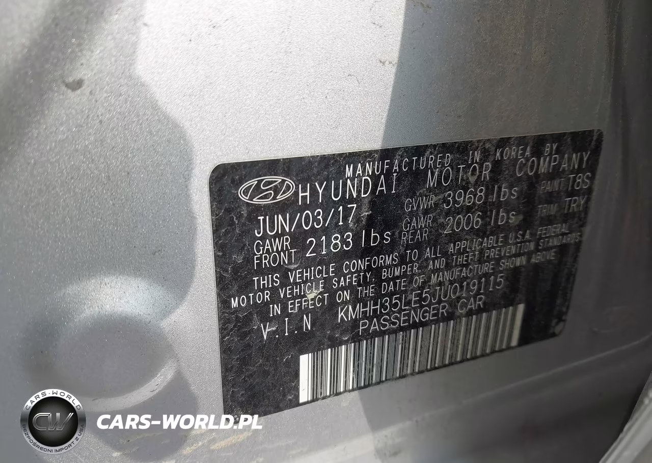2018 Hyundai Elantra Gt VIN:KMHH35LE5JU019115 - 9