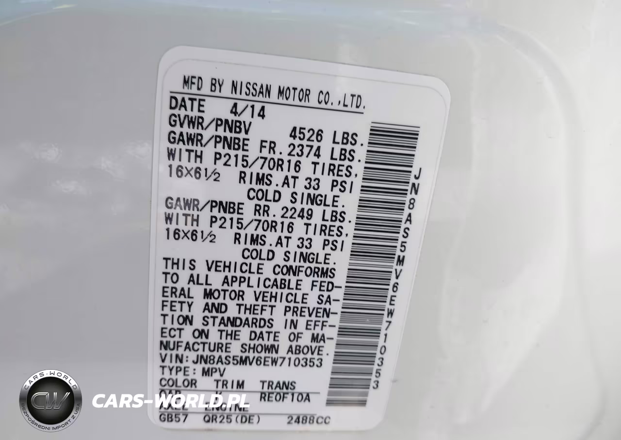 2014 Nissan Rogue Select S VIN:JN8AS5MV6EW710353 - 9