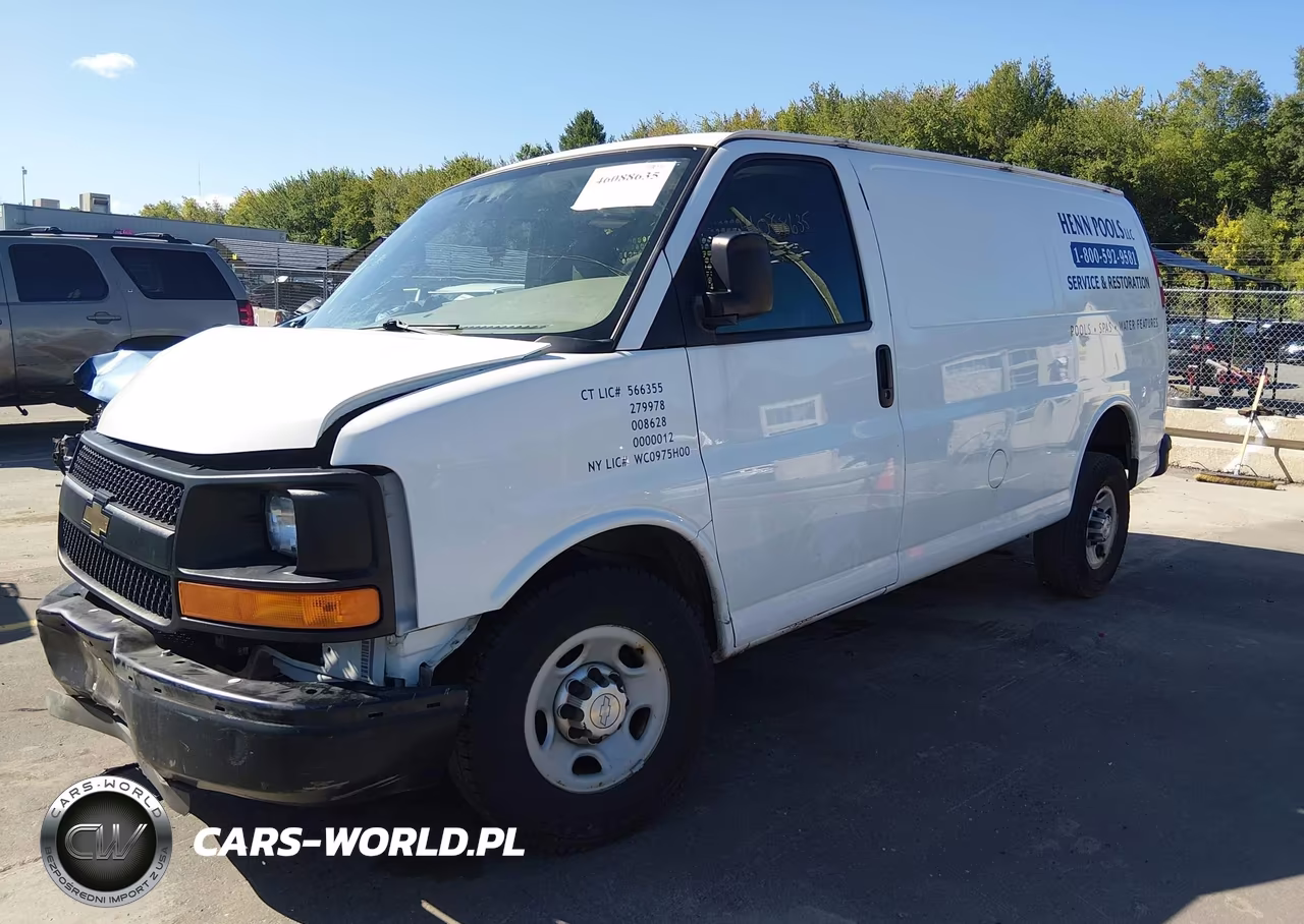 2016 Chevrolet Express 2500 Work Van VIN:1GCWGAFF5G1118279 - 2