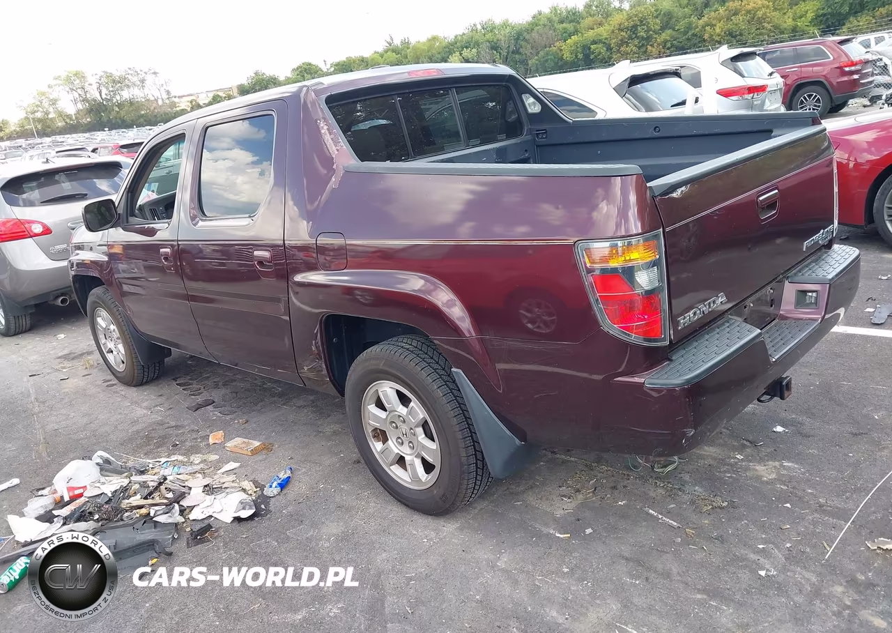 2008 Honda Ridgeline Rtl VIN:2HJYK16548H534711 - 3