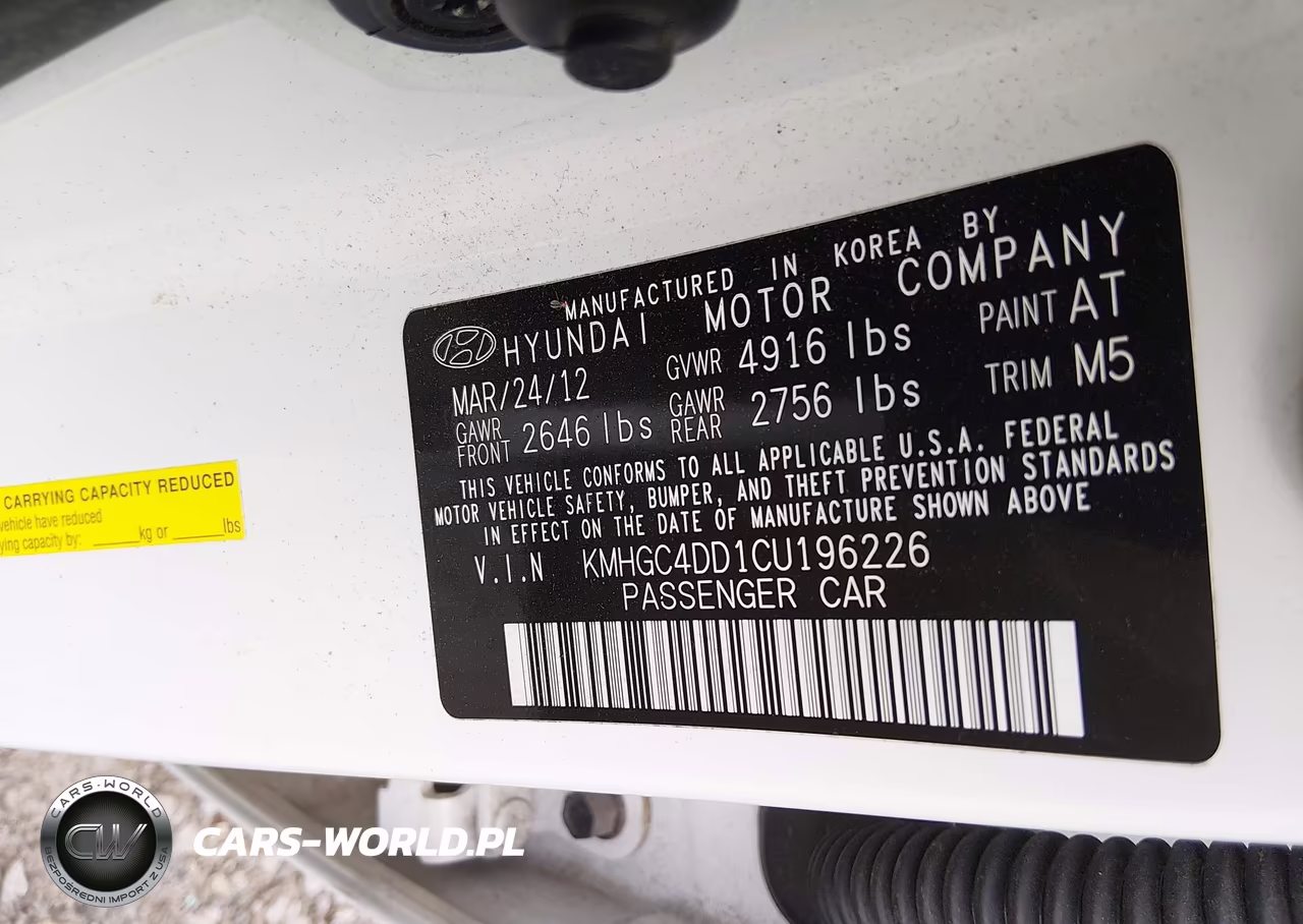 2012 Hyundai Genesis 3.8 VIN:KMHGC4DD1CU196226 - 9